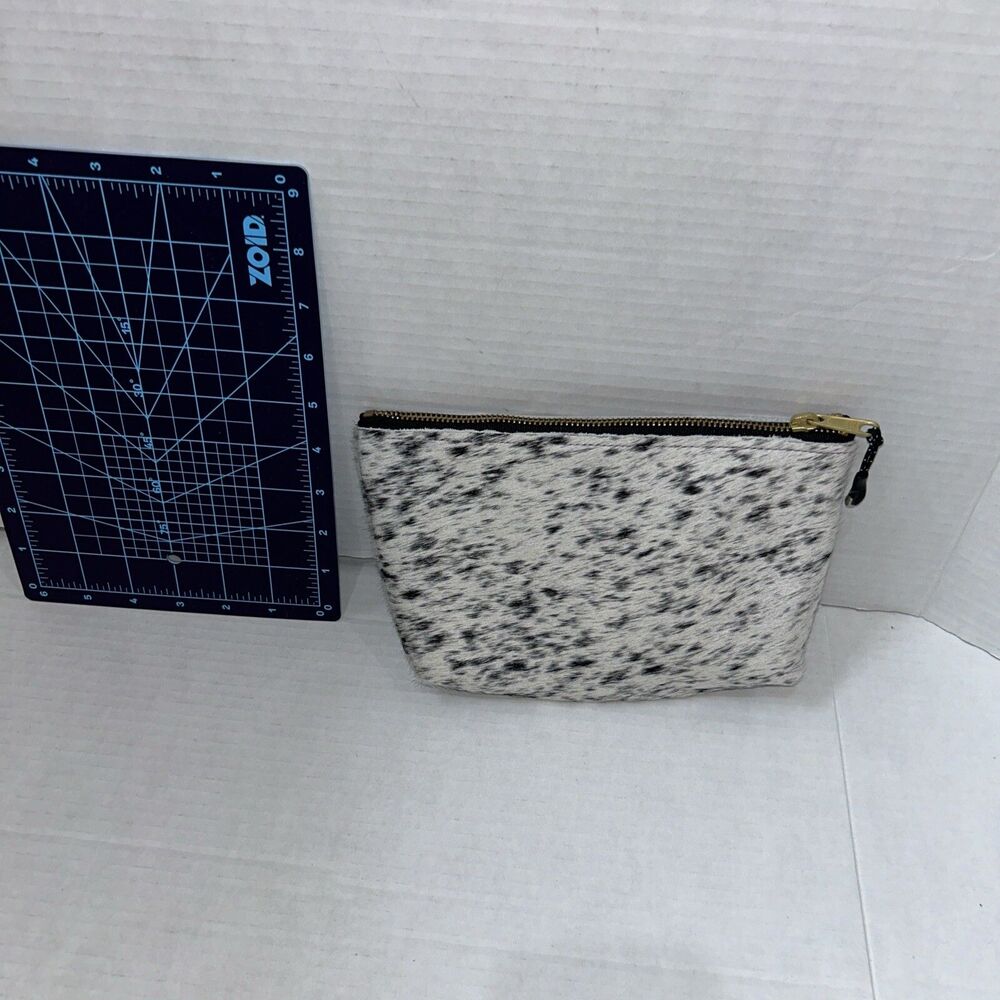 Cow hair make up pouch